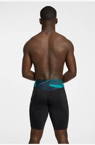 speedo Endurance+ MAX Compression Mid Jammer costume da bagno uomo Blu