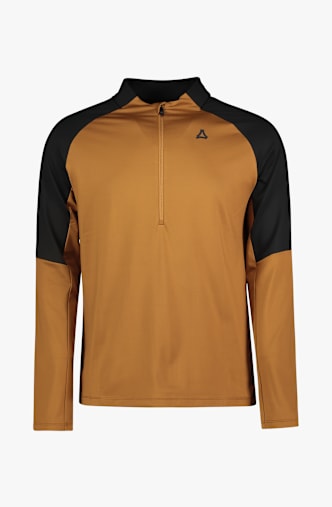 Schöffel Safoon Half-Zip midlayer hommes Marron
