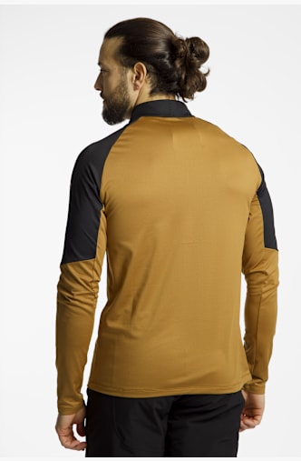 Schöffel Safoon Half-Zip midlayer hommes Marron