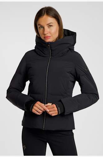 descente Down Damen Skijacke Schwarz
