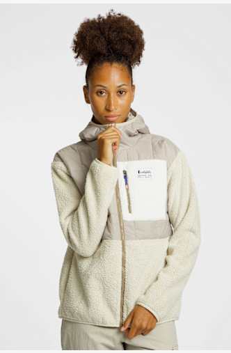 Cotopaxi Trico Hybrid Hooded midlayer donna Beige