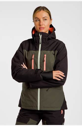 Rehall VIOLET-R giacca da sci/snowboard donna Marrone