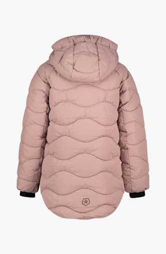 Color Kids Quilt & Long Kinder Winterjacke Pink