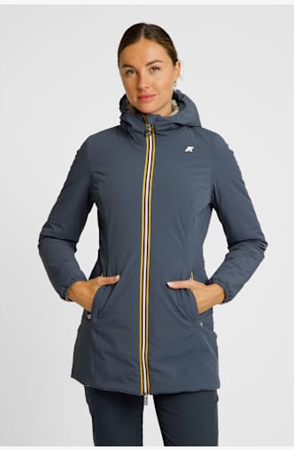 K-Way Denise St Warm Reversible parka donna Blu