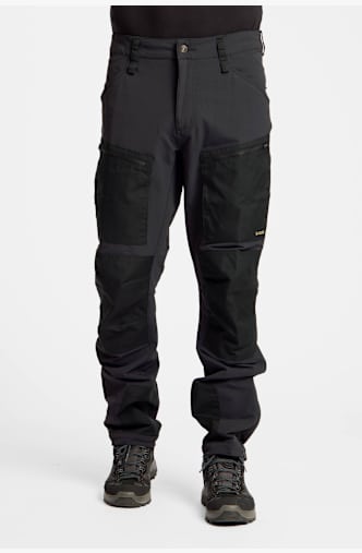 Fjällräven Keb Agile Winter pantaloni softshell uomo Nero