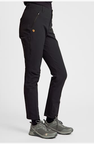 Fjällräven Abisko Winter Stretch pantalon de randonnée femmes Noir