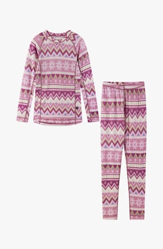 reima Taitoa set intimo termico bambini Pink