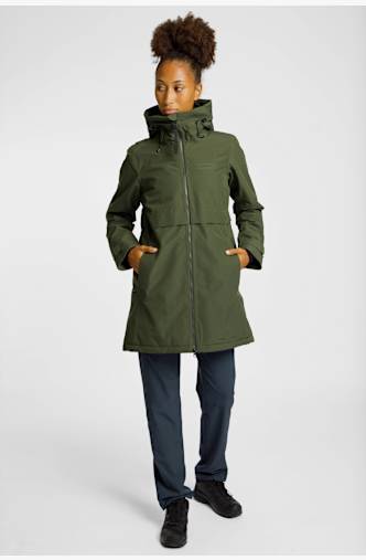 Didriksons Helle manteau outdoor femmes Vert