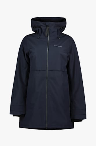 Didriksons Helle Damen Outdoormantel Blau