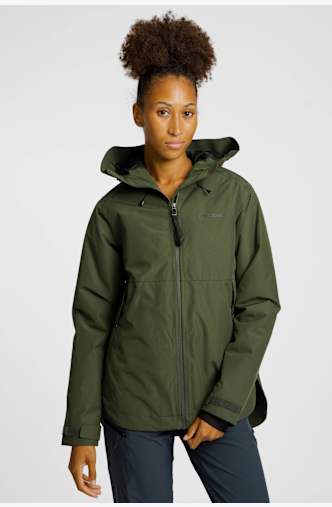 Didriksons Jennie Damen Outdoorjacke Grün