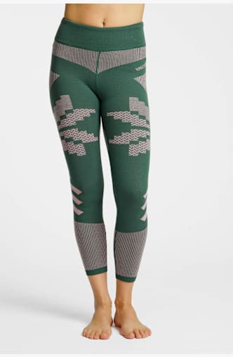 Kari Traa Faith Merino pantalon thermique femmes Vert