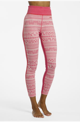 Kari Traa Tale Merino pantalon thermique femmes Rose