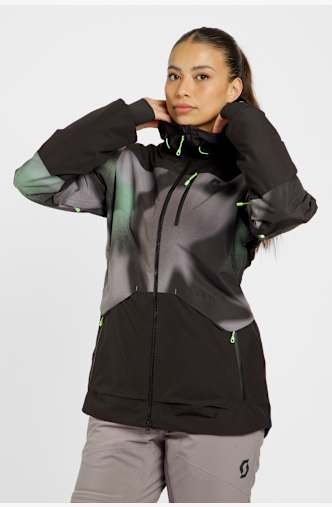SCOTT Ultimate Dryo Ripstop Damen Skijacke Schwarz