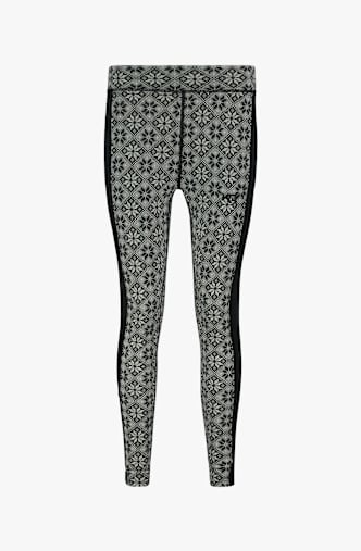 Kari Traa Rose Merino leggings termici donna Nero