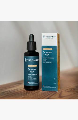 BE THE CHANGE Curcuma Longa 60 ml compléments alimentaires Marron