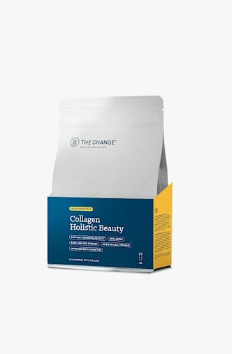 BE THE CHANGE Collagen Holistic Beauty Pouch 307.5 g integratori alimentari Bianco