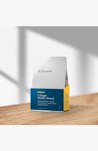 BE THE CHANGE Collagen Holistic Beauty Pouch 307.5 g Nahrungsergänzung Weiss
