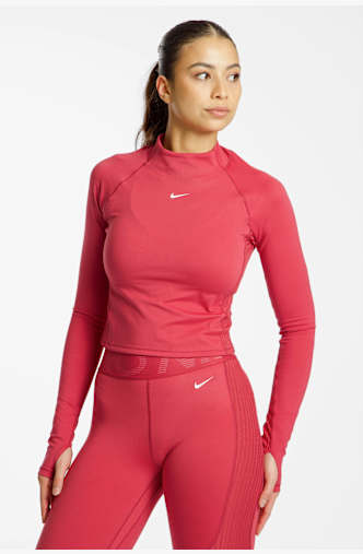 Nike Pro longsleeve femmes Pink