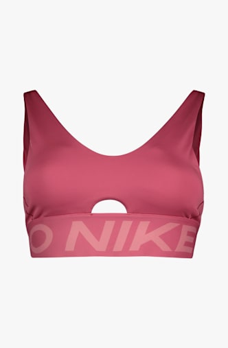 Nike Pro Indy Plunge Medium soutien-gorge de sport femmes Violet