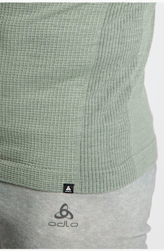 Odlo Seamless Performance Wool Herren Thermo Longsleeve Grün
