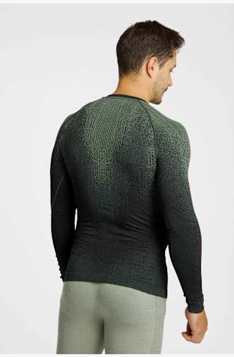 Odlo Performance Blackcomb Warm manche longue thermique hommes Gris