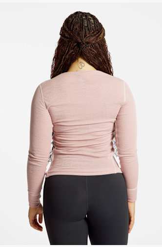 Odlo Active Warm Special Mountain Print manche longue thermique femmes Pink