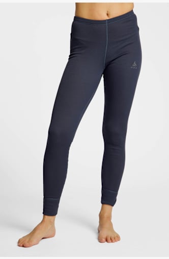Odlo Active Warm Damen Thermohose Blau