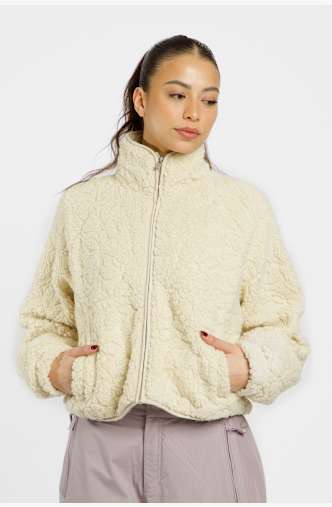 Roxy Blurry Cloud midlayer femmes Blanc