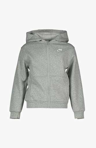 Nike Club Fleece Kinder Hoodie Grau