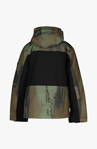 Quiksilver Side Hit Block 10K Jungen Ski-/Snowboardjacke Grün
