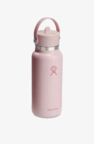 Hydro Flask Wide Mouth with Flex Straw Cap 946 ml borraccia Pink
