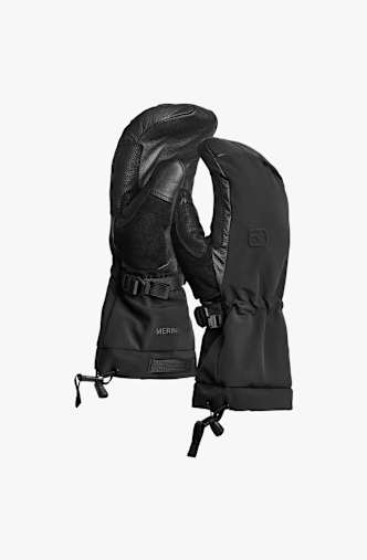 Ortovox Merino Freeride Mitten Herren Fausthandschuh Schwarz