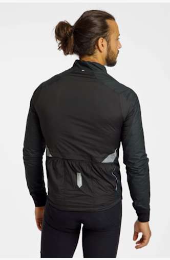 Q36.5 Adventure Winter Herren Rennradjacke Schwarz