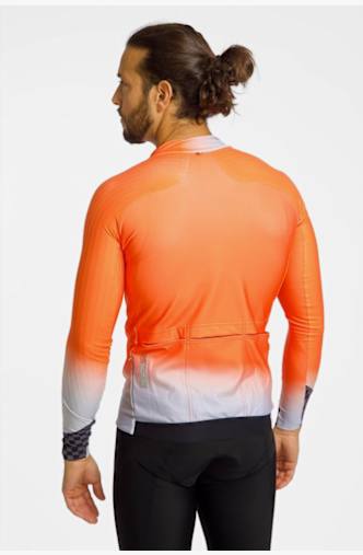Q36.5 Gregarius Hybrid Collar Fade maillot de bike hommes Orange