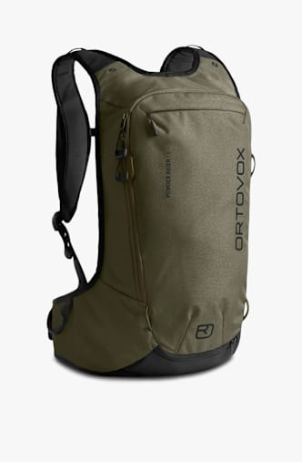 Ortovox Powder Rider 16 L zaino scialpinismo Verde