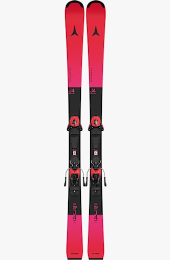 ATOMIC Redster J4 Kinder Ski Set 25/26 Rot