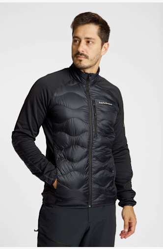 PEAK PERFORMANCE Helium Down Hybrid midlayer hommes Noir