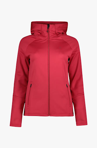 PEAK PERFORMANCE Rider Essentials Zip Hood midlayer femmes Rouge