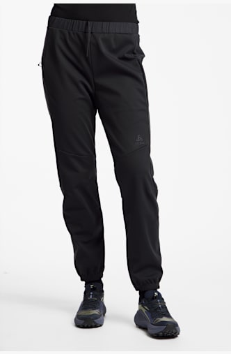 Odlo Essentials Warm Damen Langlaufhose Schwarz