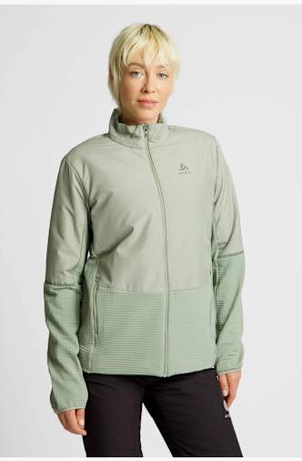 Odlo Essentials Insulator Hybrid veste de ski de fond femmes Vert