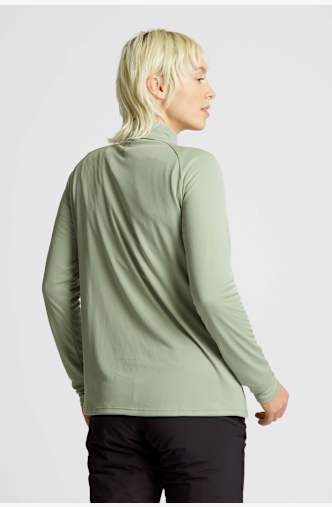 Odlo Essentials Ceramiwarm Damen Midlayer Grün