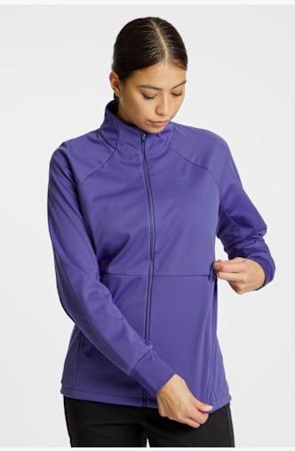 Odlo Essentials Warm Damen Langlaufjacke Blau