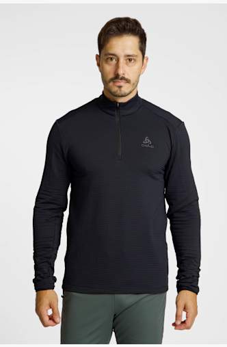 Odlo Essentials Thermal midlayer hommes Noir