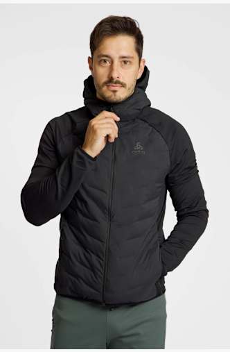 Odlo Zeroweight Insulator Hybrid midlayer uomo Nero