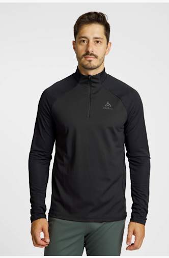 Odlo Essentials Ceramiwarm midlayer uomo Nero