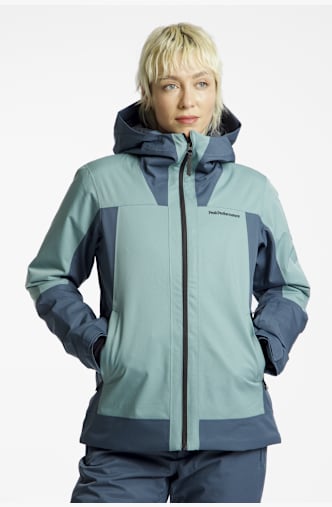 PEAK PERFORMANCE Rider Tech Insulated Damen Skijacke Türkis