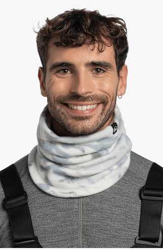 Buff Polar Prints Neckwarmer Weiss
