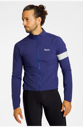 Rapha Core Rain III Herren Bikejacke Blau