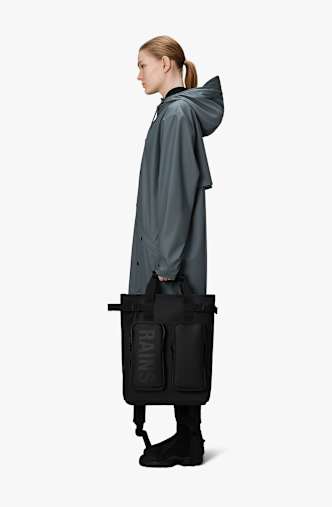 Rains Texel Tote 15 L Rucksack Schwarz