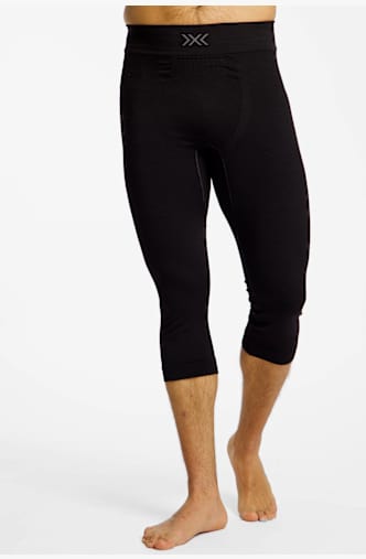 X Bionic Mightywool pantalon thermique 3/4 hommes Noir